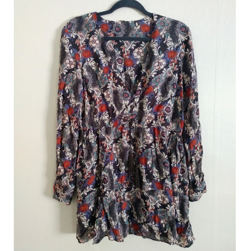 SOLDFree People Floral Long Sleeve Dress